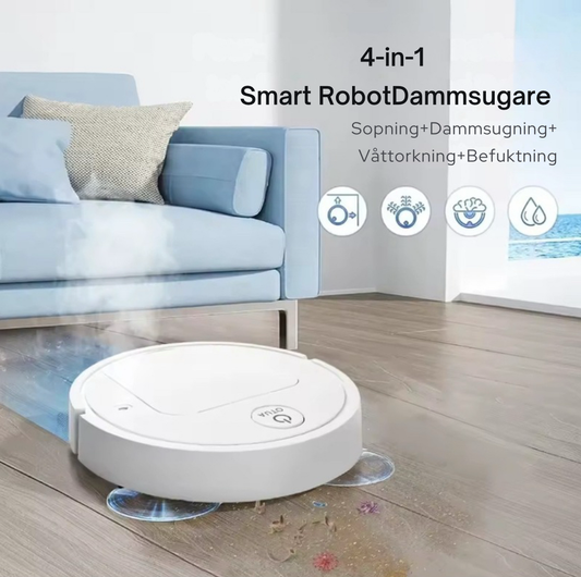 Smart Robot Dammsugare - 4 funktioner i 1